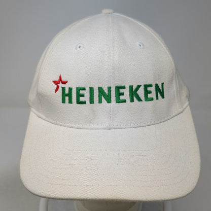 Nissun Heineken Beer Baseball Cap White One Size Strapback Embroidered Logo Hat