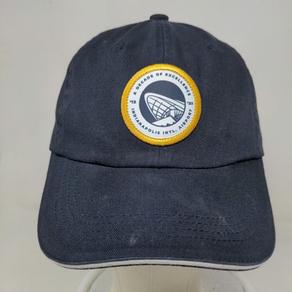 Port Authority Men's Strapback Hat Indianapolis International Airport Blue