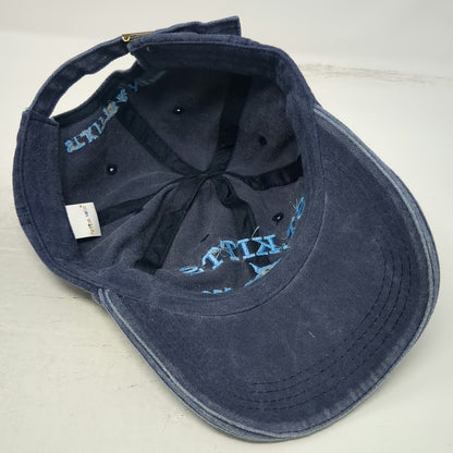 Tropical World Baseball Cap Blue One Size St Kitts Nevis Marlin Slideback Hat