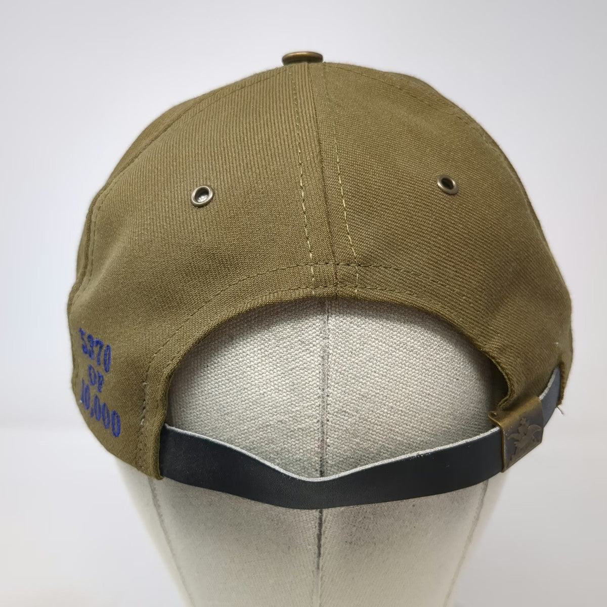 Anheuser Busch Eagle Logo Baseball Cap Green Blue One Size Suede Brim Hat USA