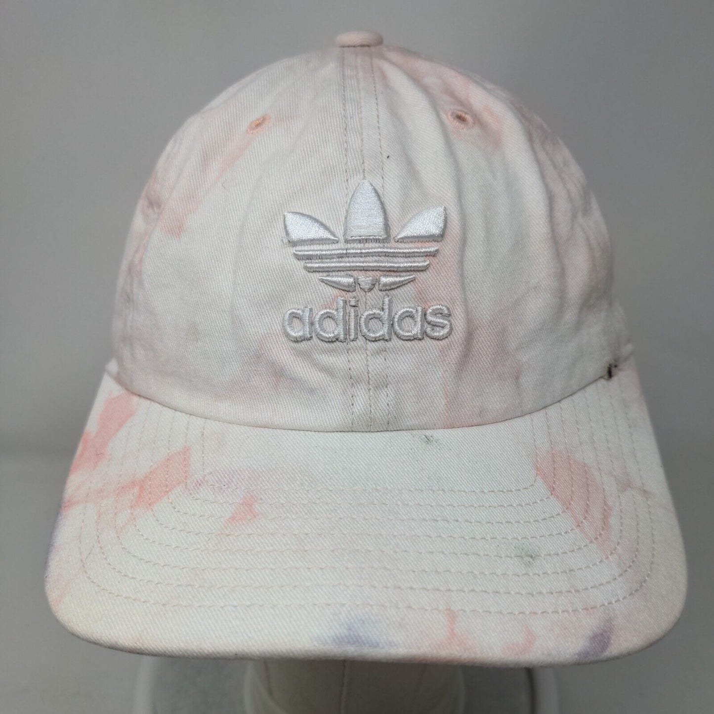 Adidas Slideback Hat Multicolor One Size Adjustable Embroidered Tie Dye 6 Panel