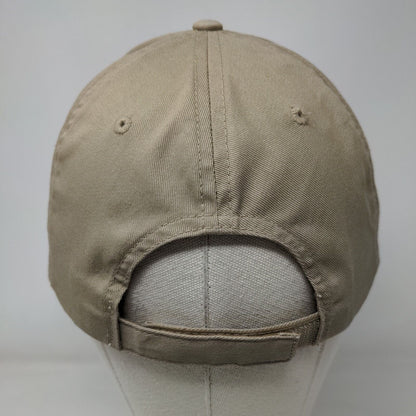 Williston Shooters Club Strapback Hat Tan One Size Adjustable Embroidered BIG X
