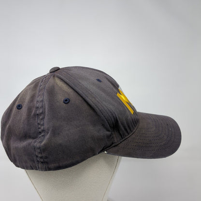 MYS Fitted Hat Blue 7 3/8-8 Stretch Solid Embroidered Pacific Headwear