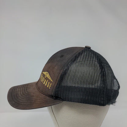 Golden Age Snapback Mesh Back Trucker Hat Black One Size Richardson