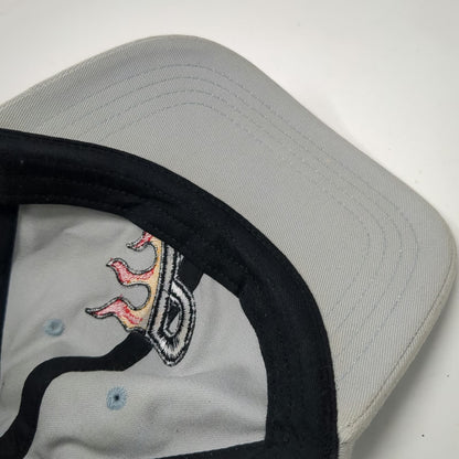 Palace Baseball Cap Gray One Size Flaming P Embroidered Logo Adjustable Hat