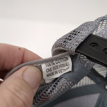 Idaho Snapback Mesh Back Trucker Hat Black One Size Colorblock 6 Panel