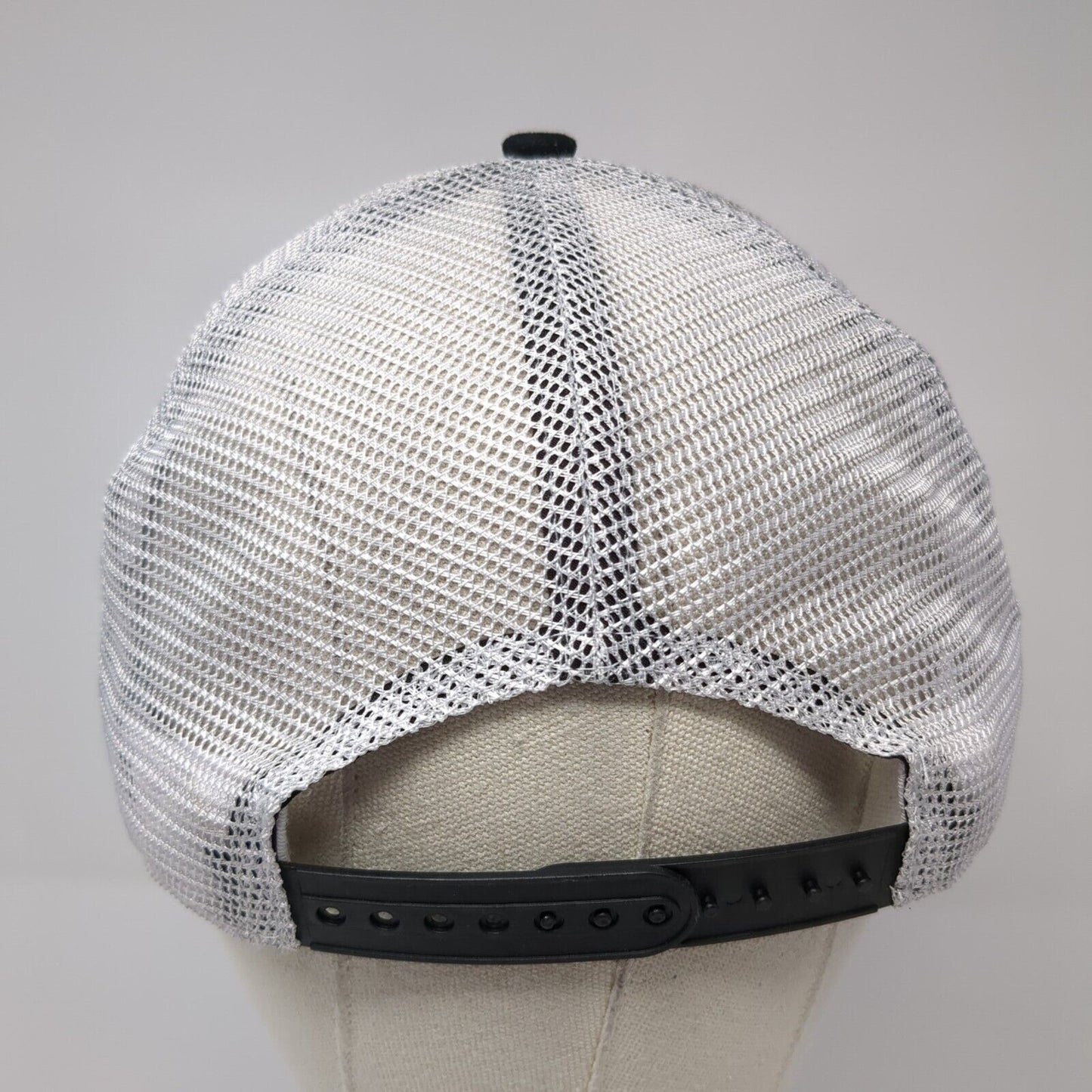 Redneck Snapback Mesh Back Trucker Hat Black One Size Cowboy Hardware