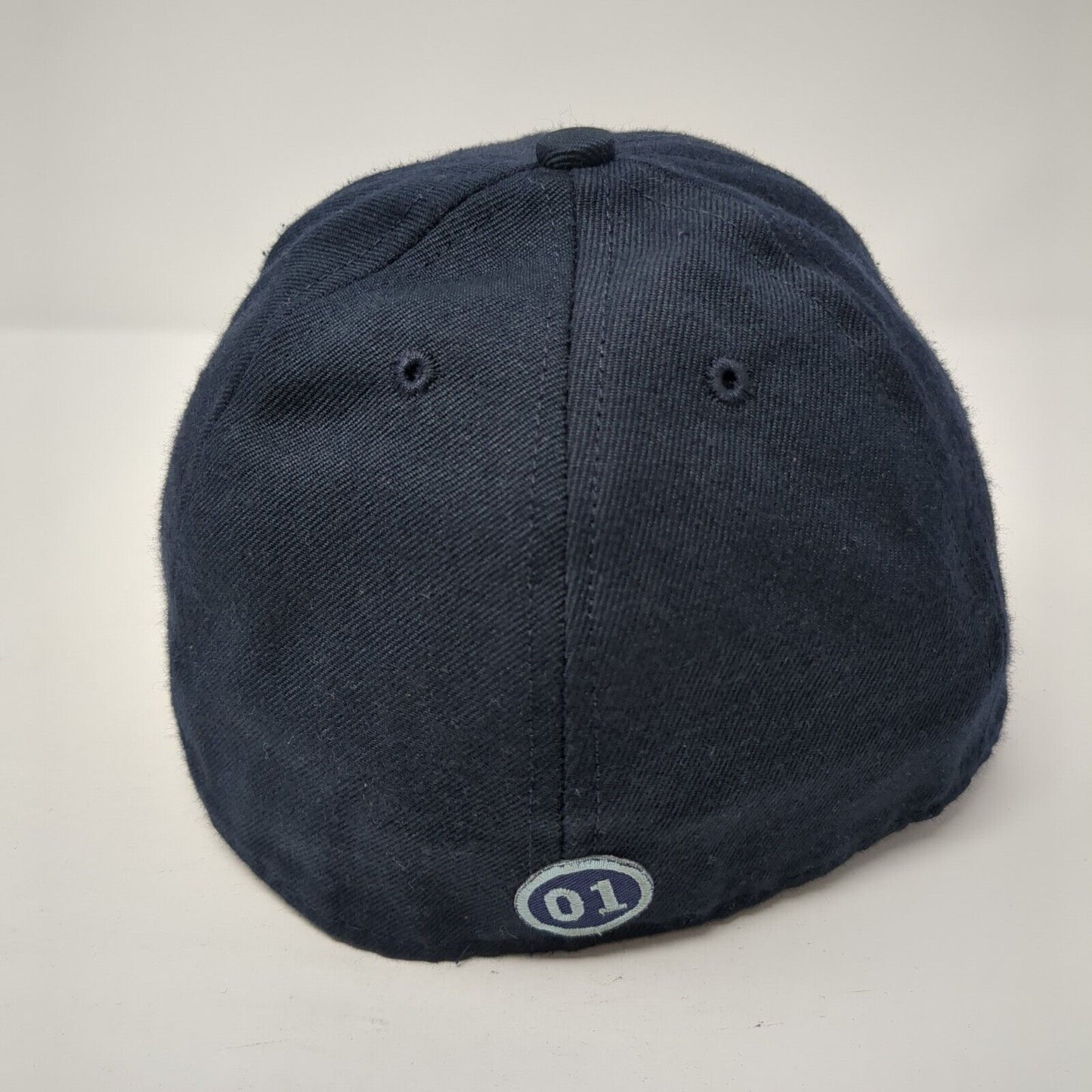 ASA 01 Fitted Hat Blue 6 7/8 Embroidered Solid 6 Panel Roxxi Outdoor