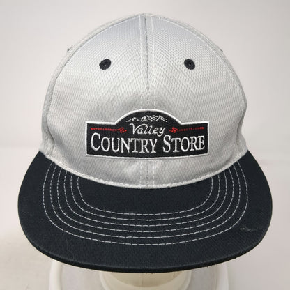 Valley Country Store Mountain Logo Gray XL Baseball Cap Fitted Polyester Hat
