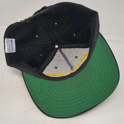 Cran Trends 5 Panel Blue One Size Snapback Hat USS Kitty Hawk CV-63 US Navy