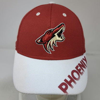 Reebok Phoenix Coyotes NHL Red White Cap M Center Ice Stretch Fit Hat Graphic