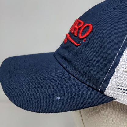 Toro Snapback Mesh Back Trucker Hat Blue OSFM Embroidered Colorblock