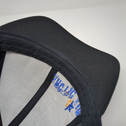 Arctic Air Snapback Trucker Hat Black OSFA Adjustable Embroidered Mesh Back