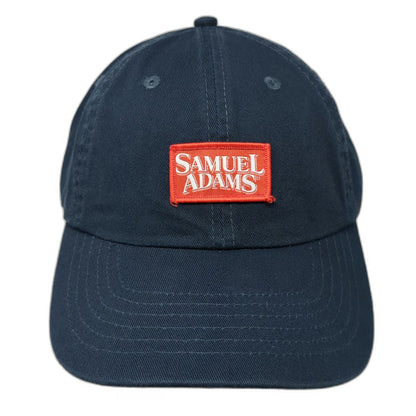 Samuel Adams Beer Logo Blue Baseball Cap One Size Slideback Hat Cotton