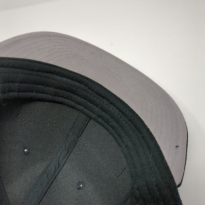 Advanced Heating & Cooling Snapback Trucker Hat Black One Size Mesh Back
