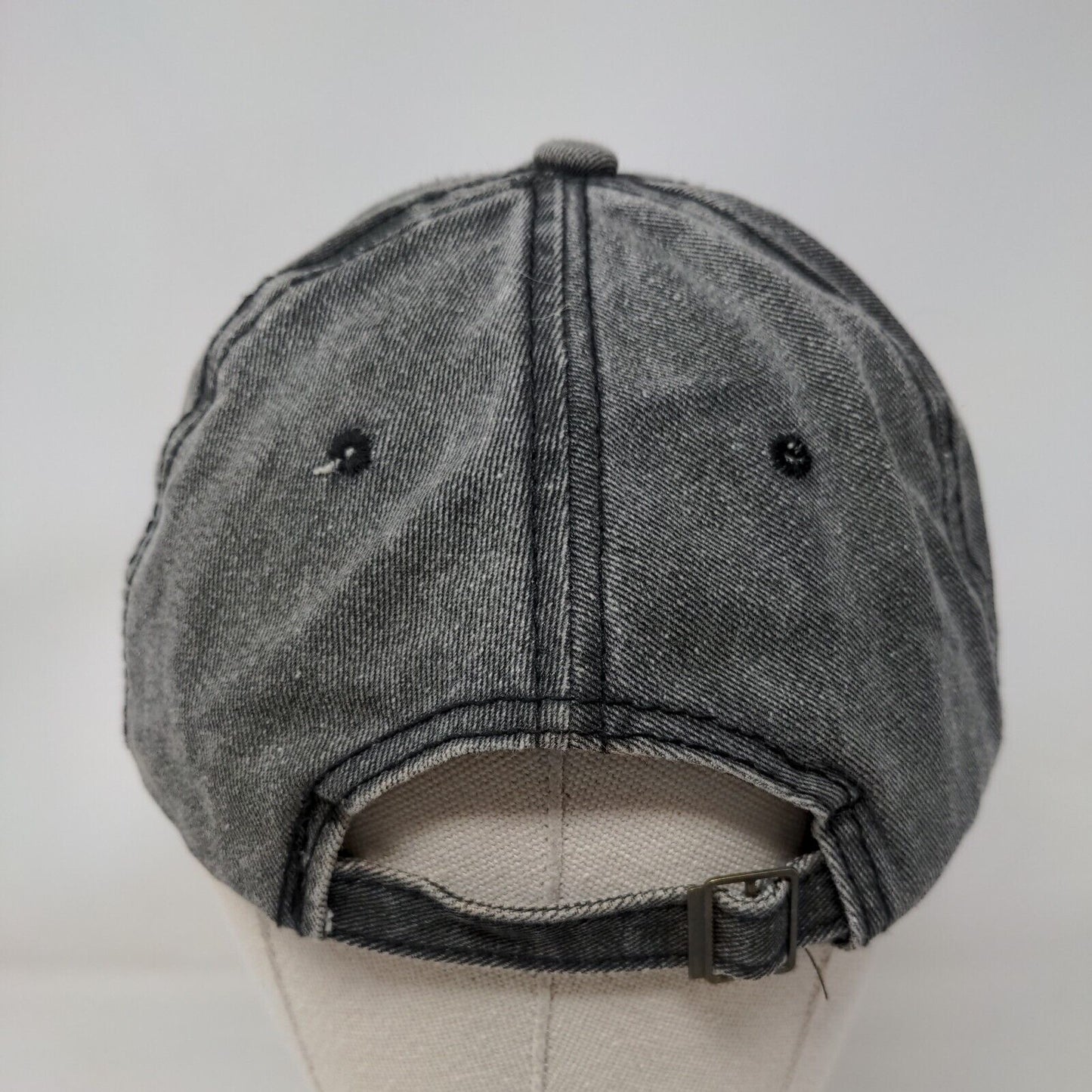 Shaka Sign Slideback Hat Gray One Size Embroidered Adjustable 6 Panel