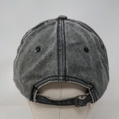 Shaka Sign Slideback Hat Gray One Size Embroidered Adjustable 6 Panel