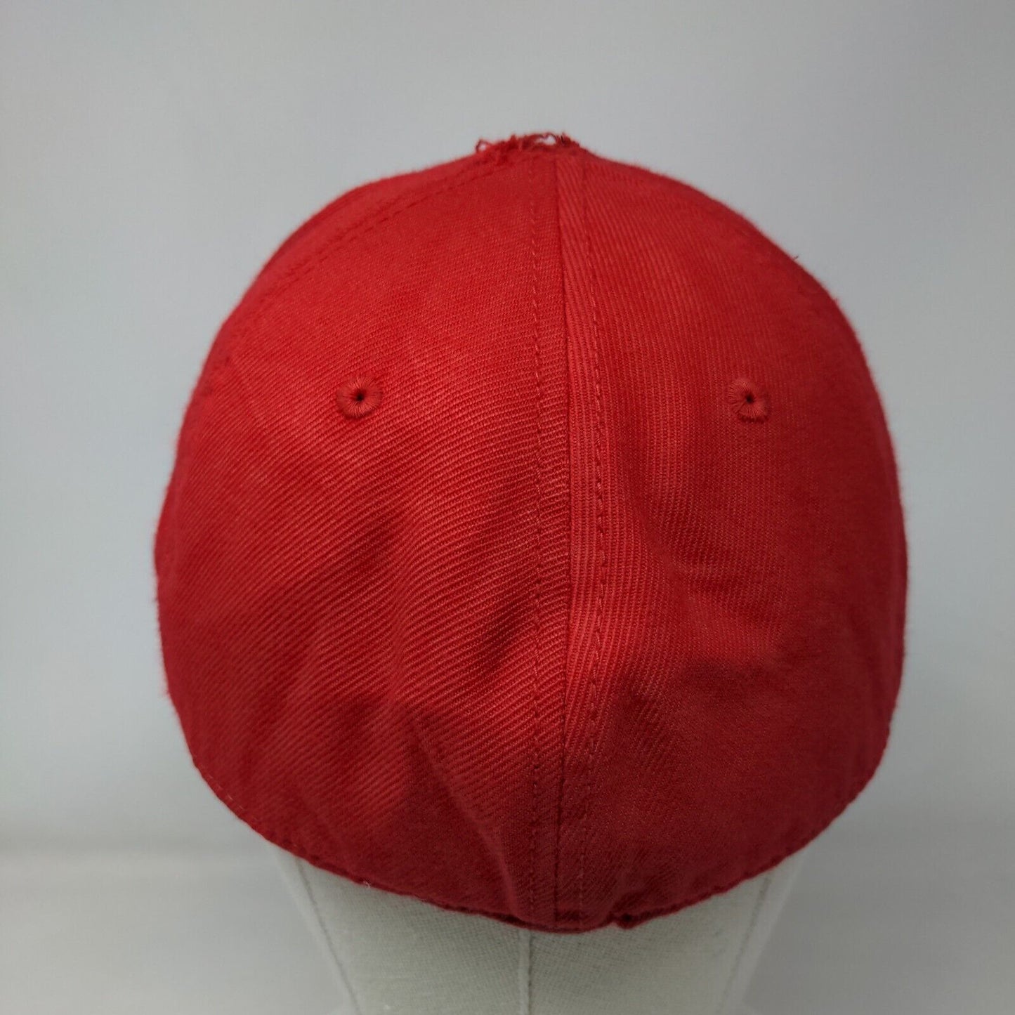 Sesame Street Elmo Fitted Hat Red 7 1/2 Embroidered Vent Holes