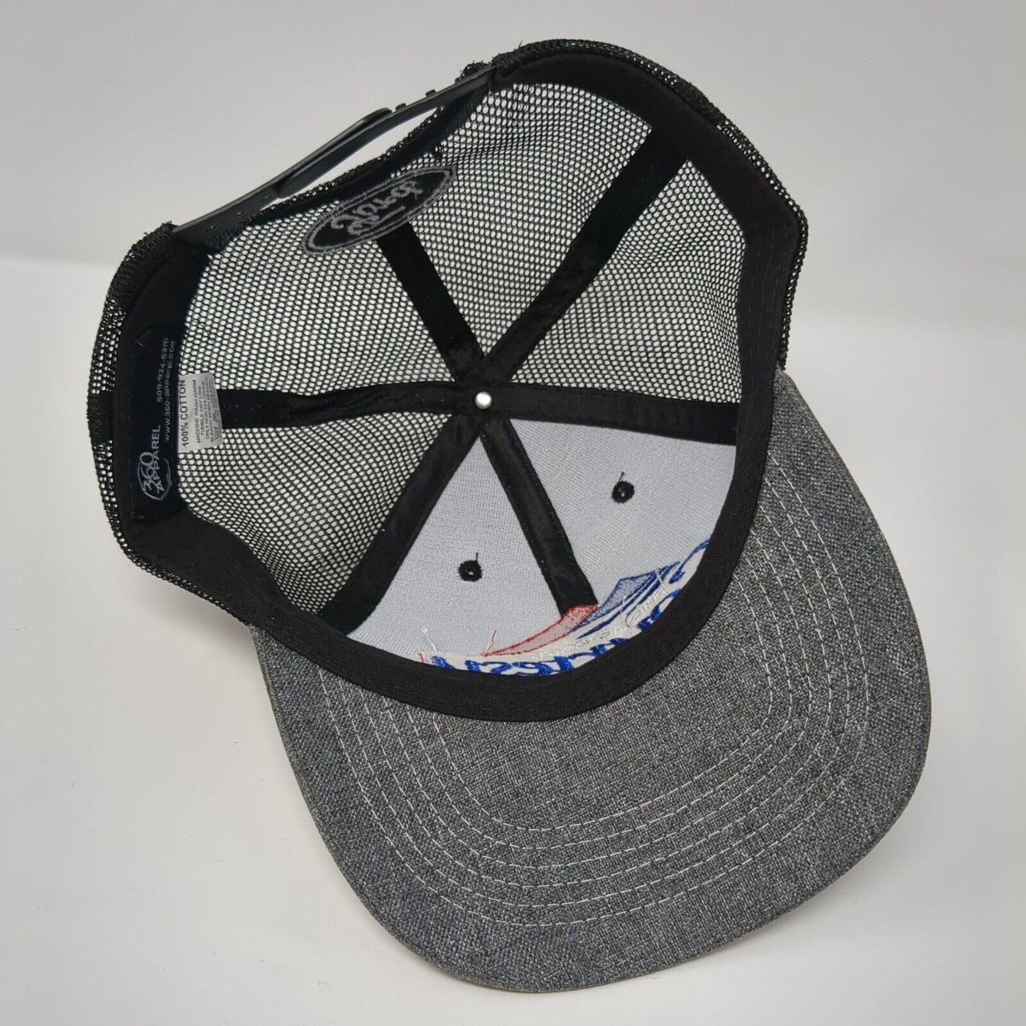 Phil Meador's Courtesy Ford Lincoln Snapback Trucker Hat Gray One Size Mesh Back