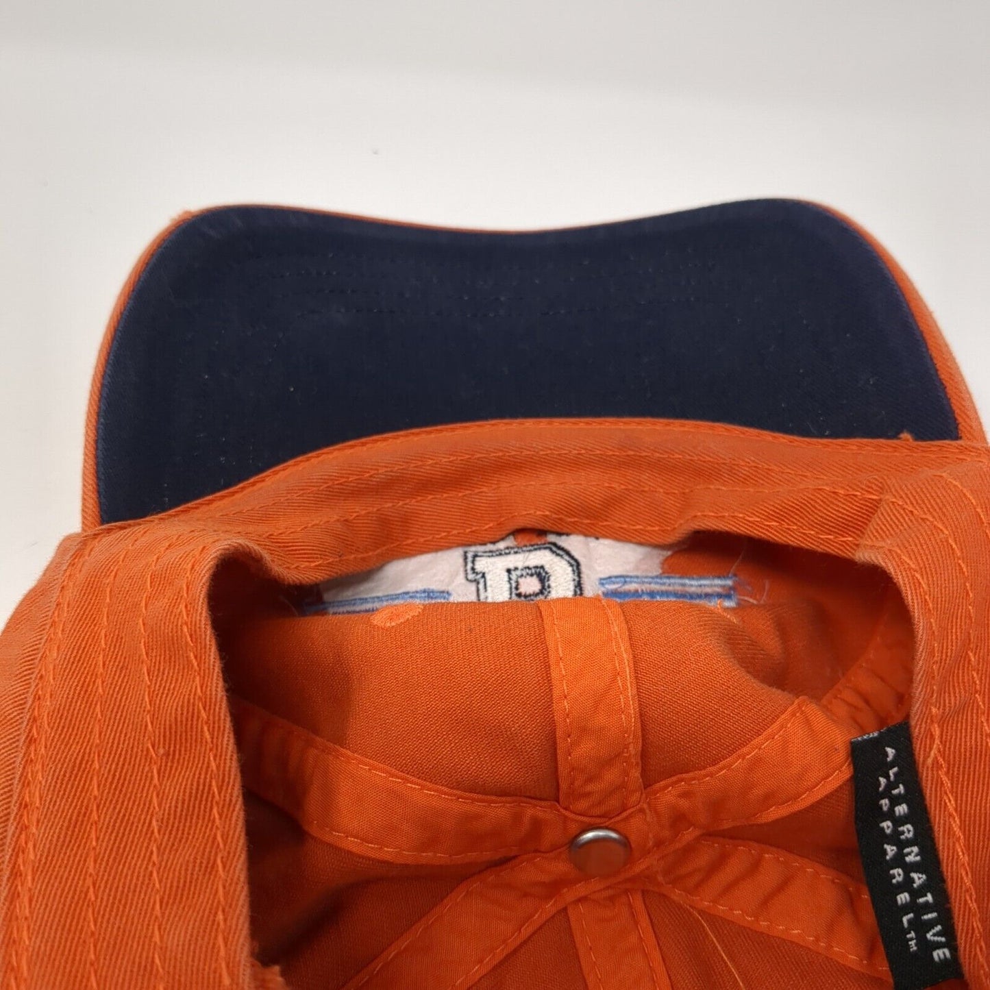 Bogus Basin Slideback Hat Orange One Size Embroidered Alternative