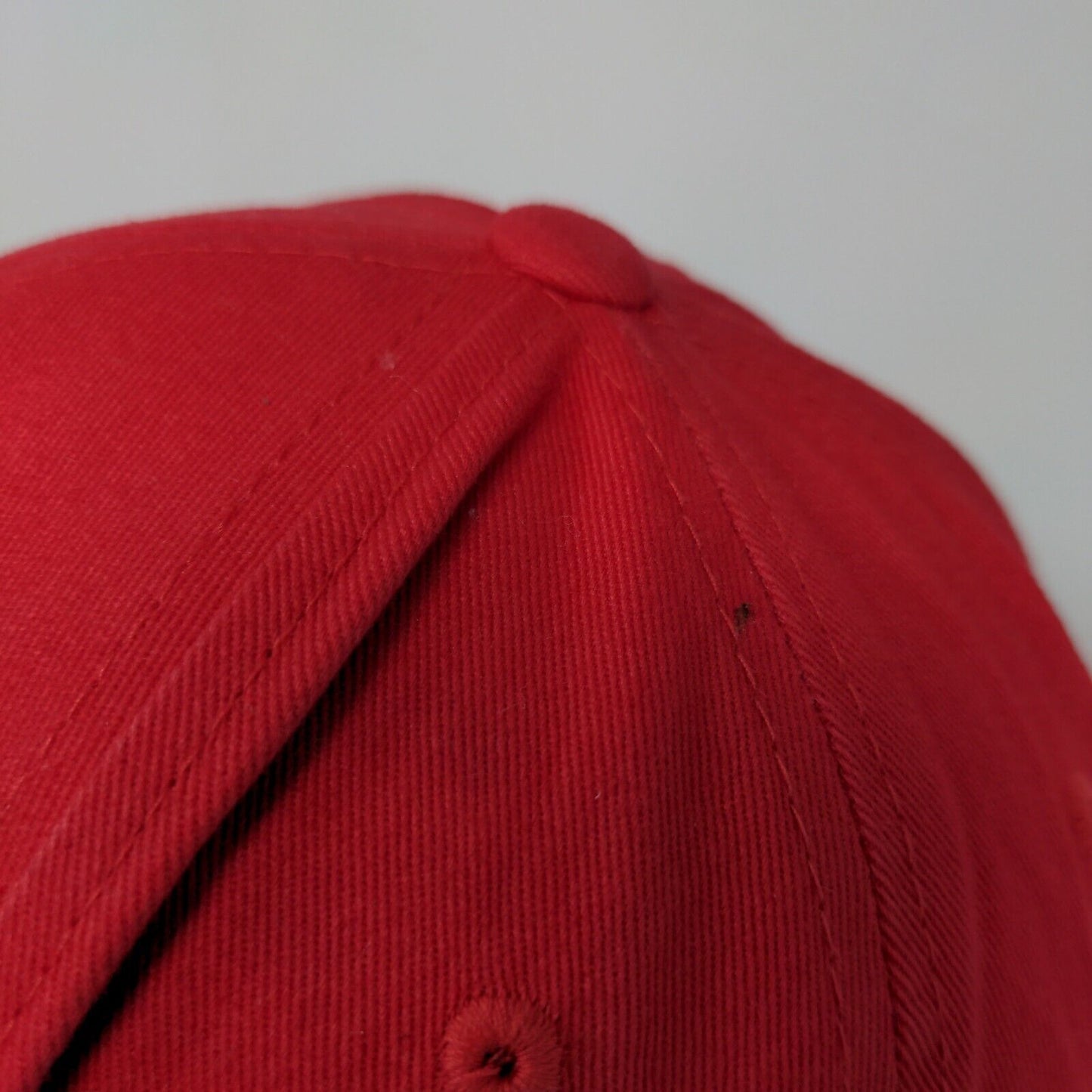 Champion Men's Slideback Hat Red Size OSFM Embroidered Logo Cotton