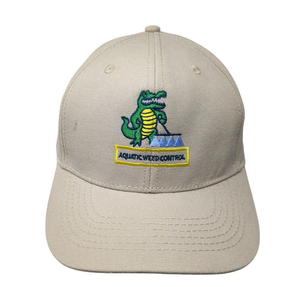Aquatic Weed Control Slideback Baseball Cap Beige One Size Adjustable Hit Wear