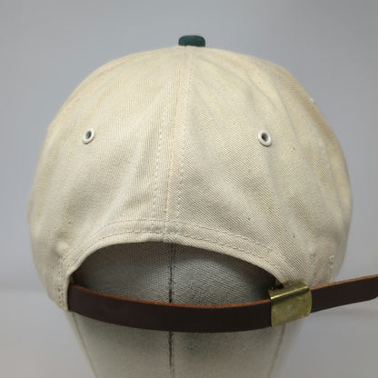 K-Products Baseball Cap Beige Green Plant Health Technologies Rope Hat Vintage