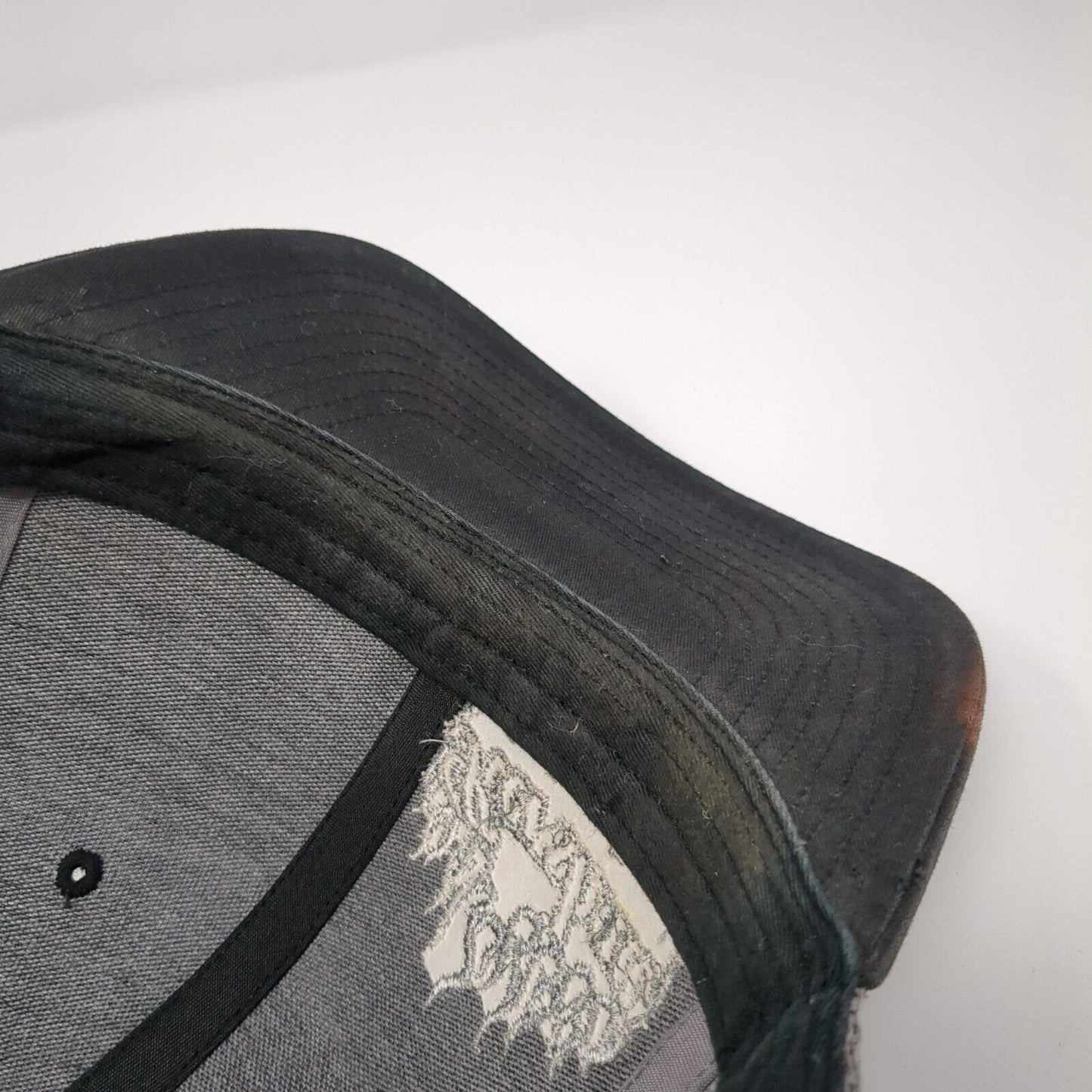 Kershaw Carb & Gutter Snapback Trucker Hat Gray OS Adjustable Mesh Richardson