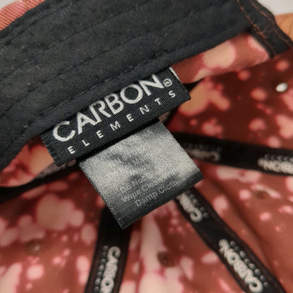 Carbon Elements Baseball Cap Brown One Size Hustle Bleached Acid Wash Cotton Hat