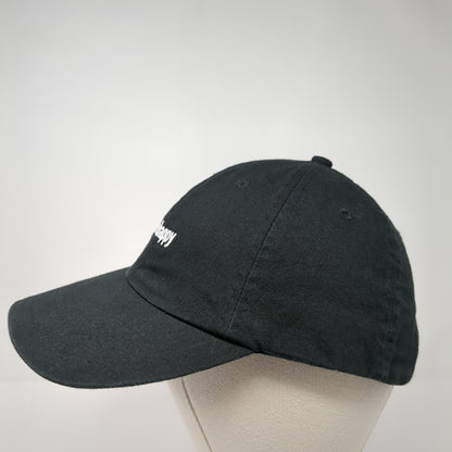 Madhappy Slideback Hat Black One Size Adjustable Embroidered Vented Holes