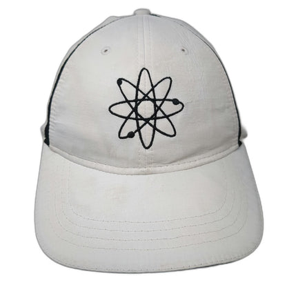 Cap America Baseball Cap White One Size Atomic Symbol UniTech US Nuclear Hat