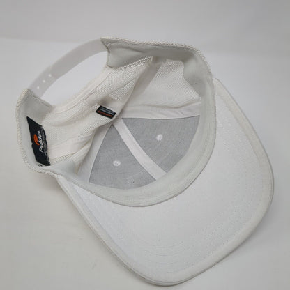 Pukka Snapback Trucker Hat White One Size Adjustable Embroidered Mesh Back