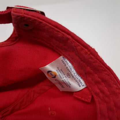 RAMS Jamesville DeWitt Slideback Hat Red One Size Adjustable Embroidered Cotton
