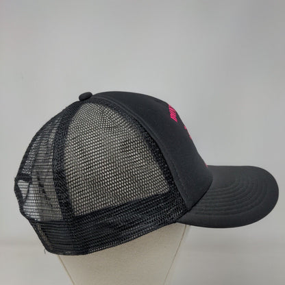 Boneyard Beer Skull and Bones Snapback Mesh Back Trucker Hat Black OSFM Otto