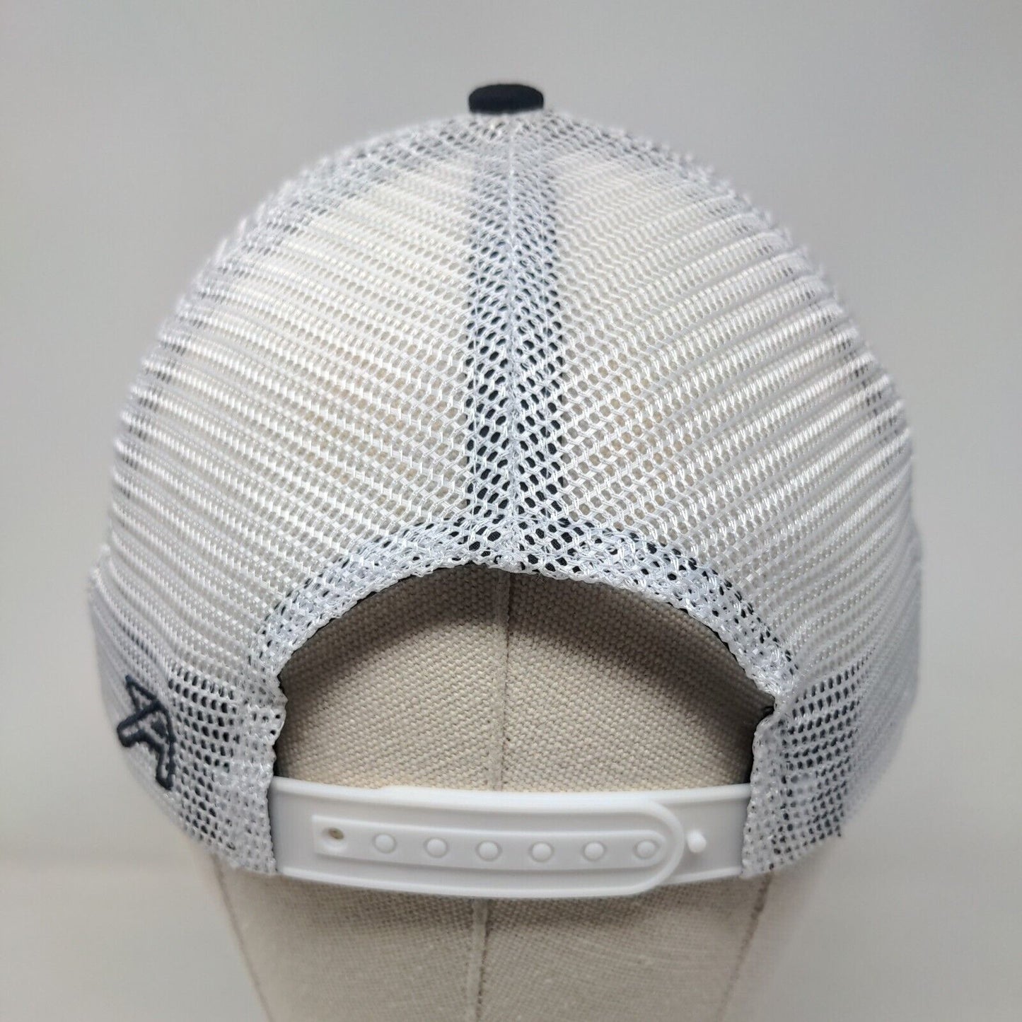 PGA Tour Snapback Trucker Hat Blue One Size Adjustable Mesh Back Classic Cut