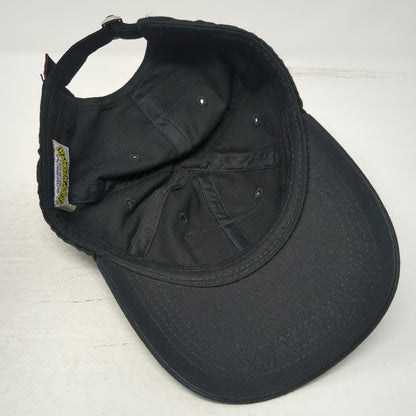 Ranger Joe's Black One Size Baseball Cap Tactical Patch Slideback Hat Cotton