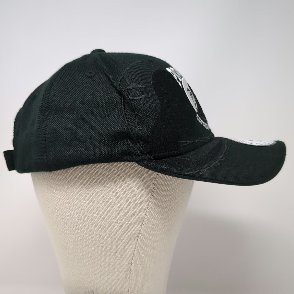Rapid Dominance Baseball Cap Black One Size POW MIA Strapback Distressed Hat