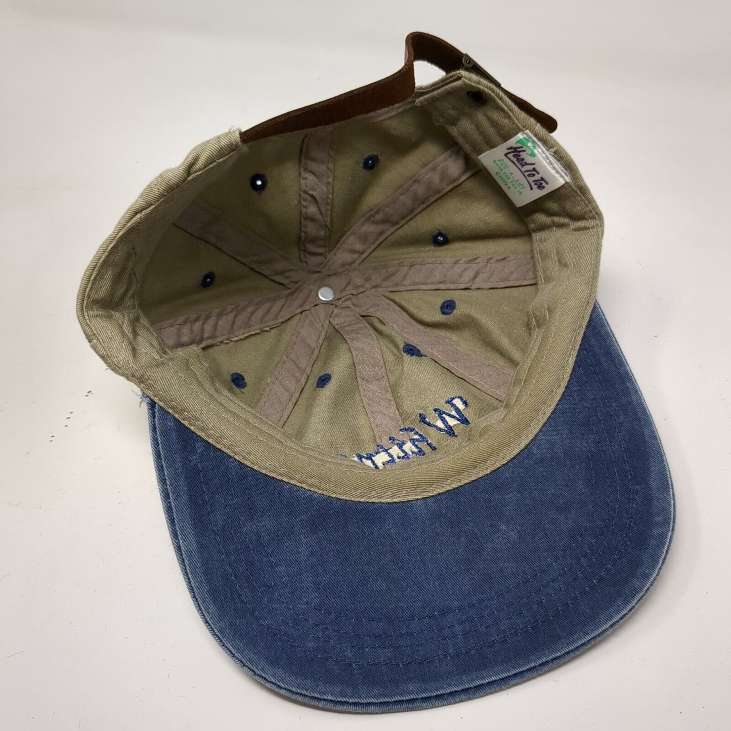 Whitney Homes Slideback Hat Multicolor OSFA Leather Strap Embroidered