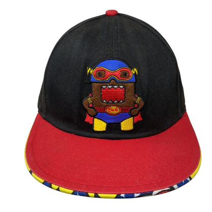 Domo Domo-Kun Snapback Hat Superhero Logo Multicolor OSFA Embroidered Logo