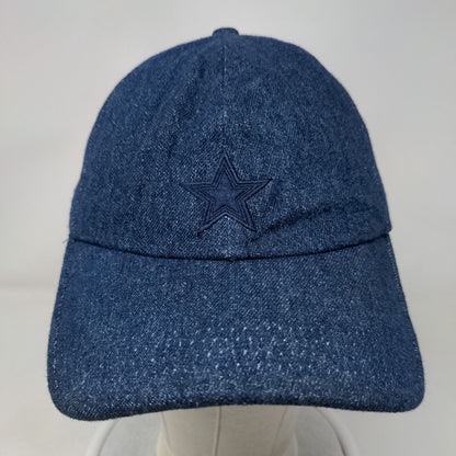 Dallas Cowboys Slideback Hat Blue One Size Adjustable Embroidered Faded Glory