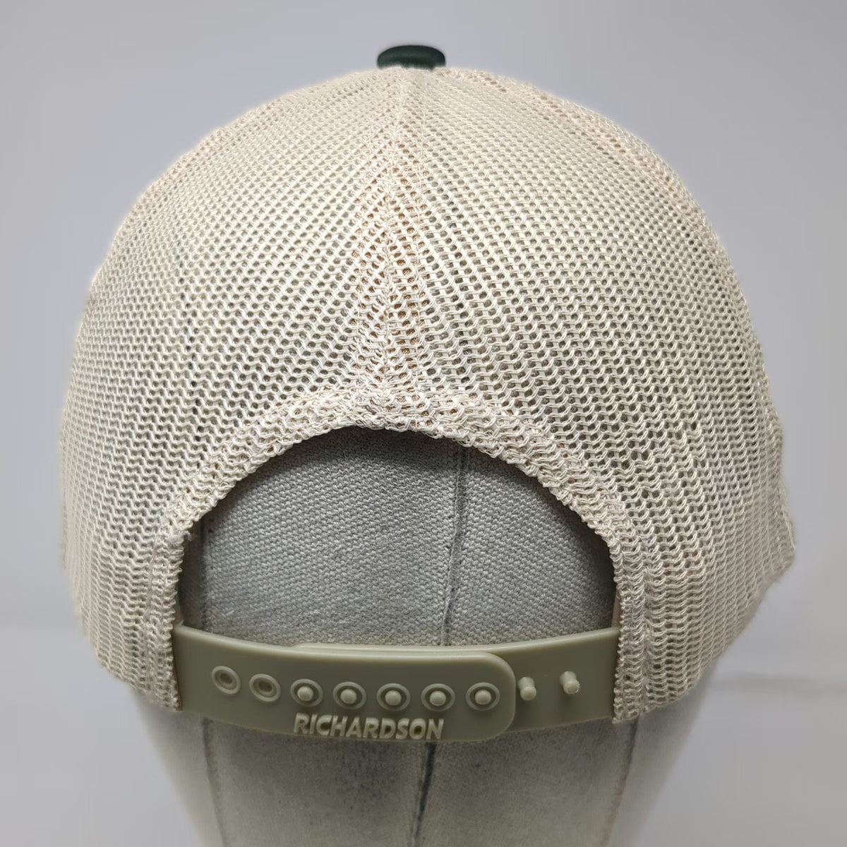 Richardson Trucker Hat Green Beige One Size Payette Brewing Co Mesh Back Rope