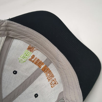Otto Trucker Hat Black Gray One Size Steve Regan Co Logo Mesh Snapback Workwear