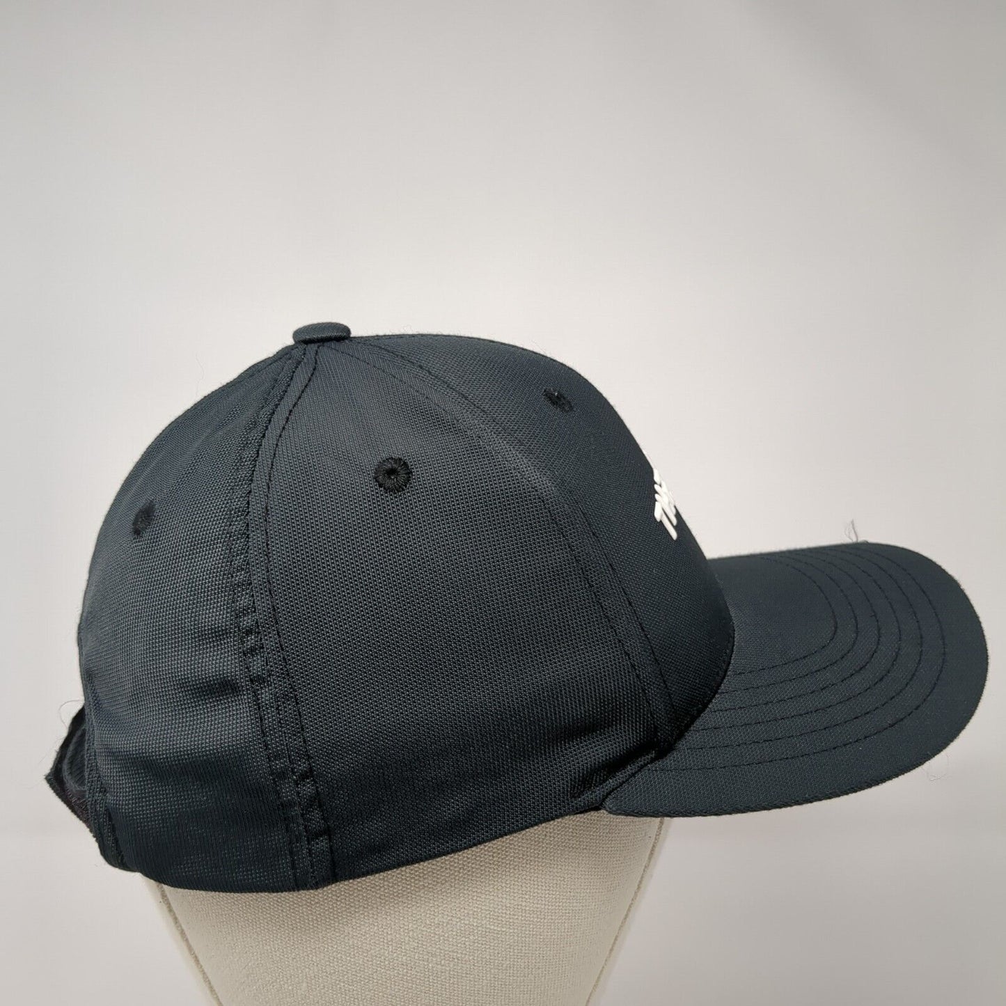 The Cove Strapback Hat Black One Size Adjustable 6 Panel Sport-Tek
