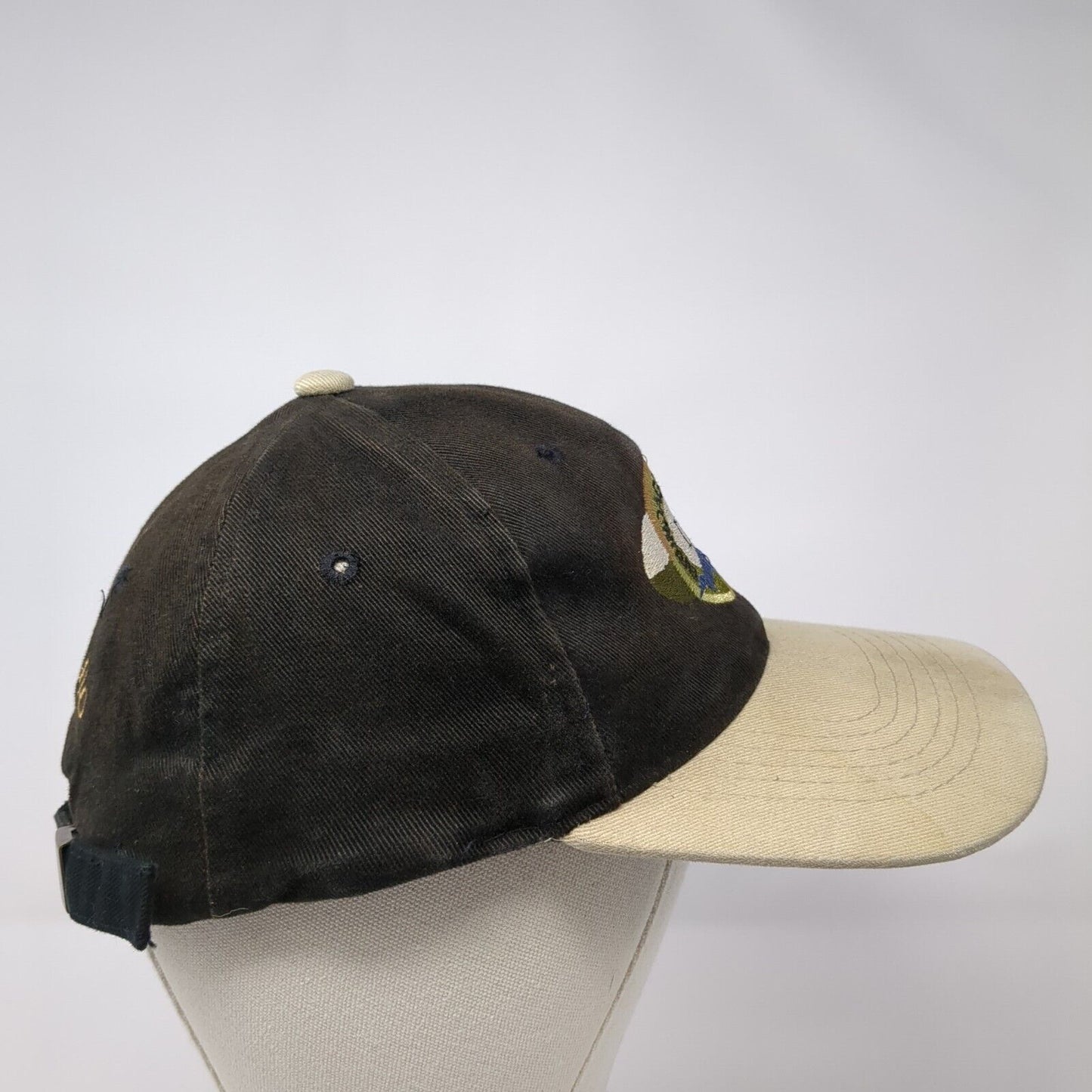 Brundage Mountain McCALL Idaho Slideback Hat Black OS Adjustable Embroidered