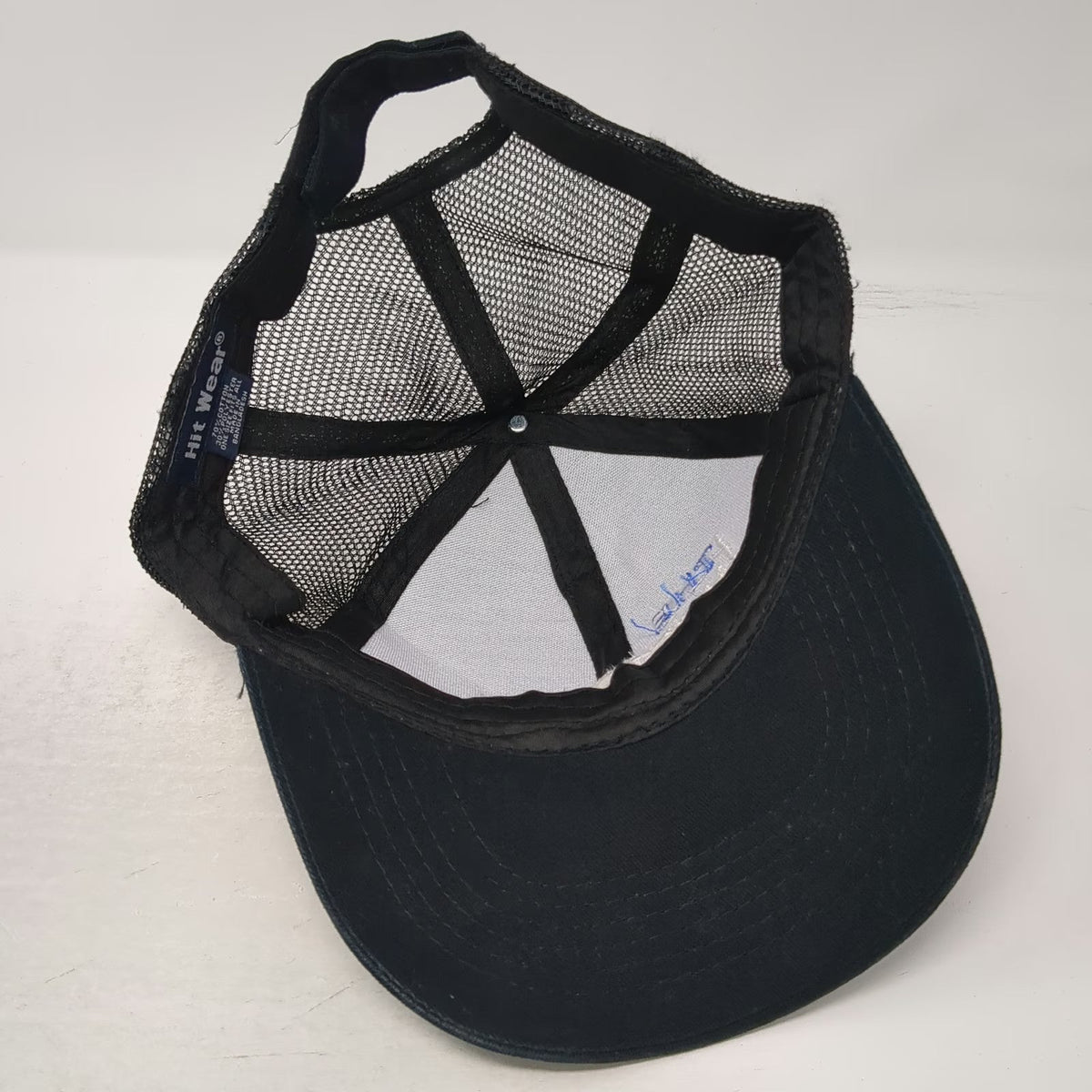 Hit Wear Baseball Cap Black One Size Strapback The Horton Challenge Mesh Hat