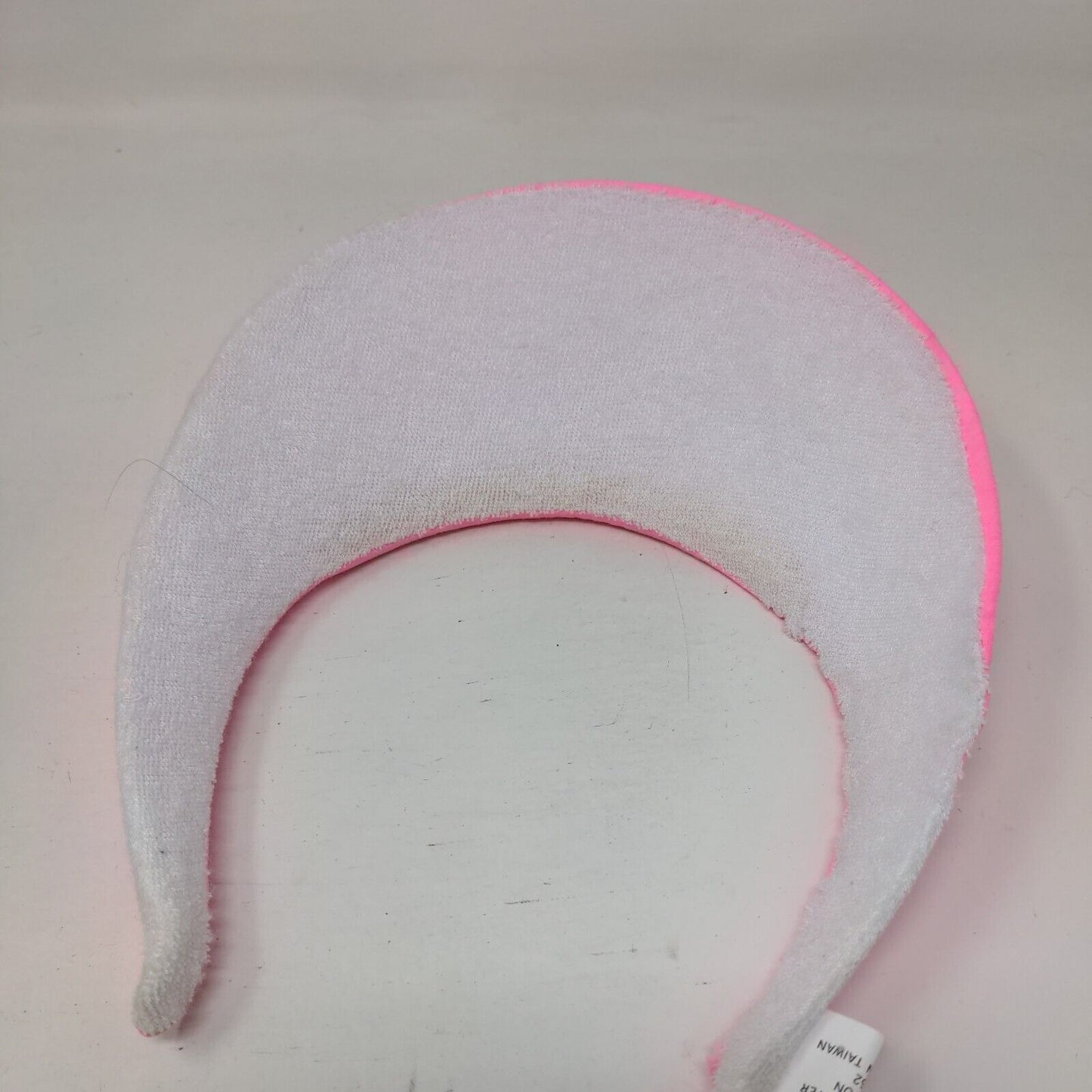 Unbranded Sun Hat Clip On Visors Pink One Size Adjustable Wide Brim Blank
