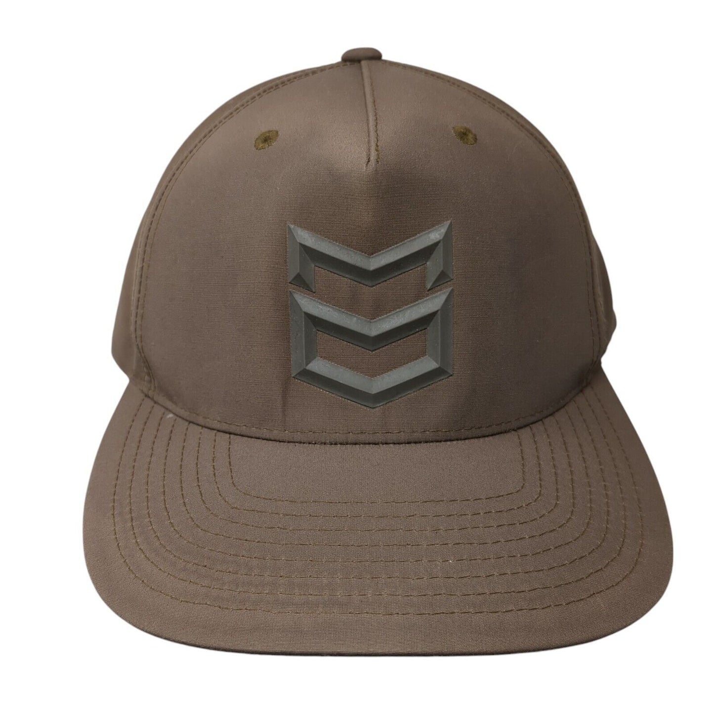 MTN OPS Snapback Hat Brown One Size Adjustable Solid Vent Holes