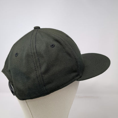 Oakley Snapback Hat Black OS Palm Print Underbrim Embroidered Logo Flat Brim