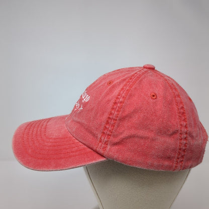Flamingo Key Strapback Hat Red One Size Adjustable Hit Wear 6 Panel