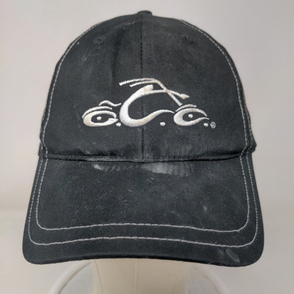 Orange County Choppers Men's Strapback Hat Black OSFA Embroidered Logo